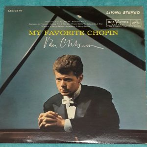 Van Cliburn ‎- My Favorite Chopin RCA LSC 2576 USA 1961 LP