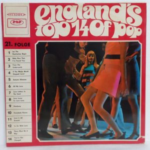 Various – England’s Top 14 Of Pop – 21. Folge LP 1967 Rare Israeli pressing