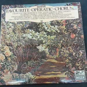 Various ‎- Favorite Operatic Choruses Decca ‎– DPA 525/6 2 LP Gatefold ex