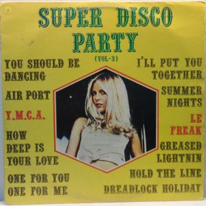 Various – Super Disco Party Vol 3 1979 70’s Hits Covers Israel Pressing rare