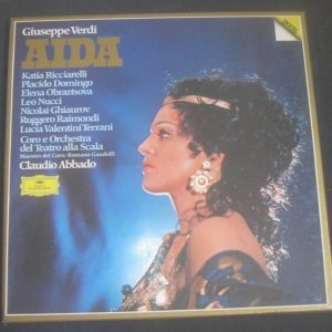 Verdi – Aida Abbado Ricciarelli Domingo Raimondi DGG 2741014 3 LP BOX DIGITAL