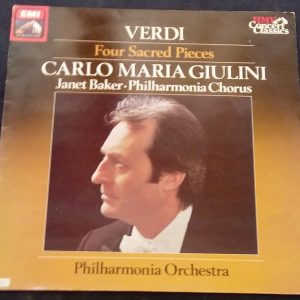 Verdi Four Sacred Pieces   Giulini /  Janet Baker  EMI HMV SXLP 30508 LP EX