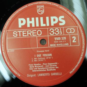 Verdi – I Due Foscari Gardelli Philips 6700 105 2 lp Box ex