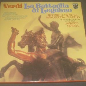 Verdi La Battaglia Di Legnano Gardelli ‎ Philips ‎– 6700 120 2 LP BOX EX