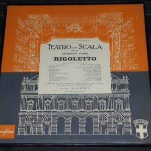 Verdi – Rigoletto Callas  Serafin Columbia  FCX 532 à 534  3 LP Box 50’s