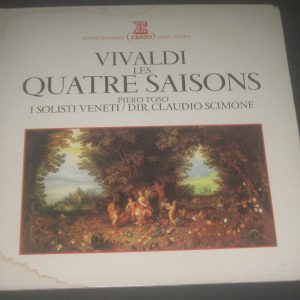 Vivaldi The four Seasons Scimone , I Solisti Veneti , Toso Erato  STU 70679 LP
