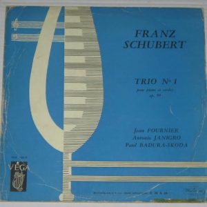 WESTMINSTER VEGA FOURNIER Schubert Trio Piano & strings