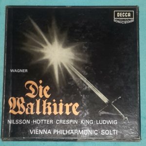 Wagner ‎– Die Walkure Solti Decca SET 312-6 5 LP Box