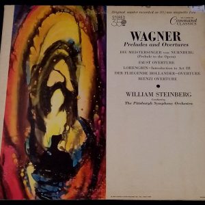 Wagner – Preludes And Overtures Steinberg ‎ Command ‎ CC 11020 SD LP 1963