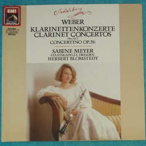 Weber Clarinet Concertos Nos. 1 & 2 Sabine Meyer Blomstedt HMV 13 729 9 LP EX