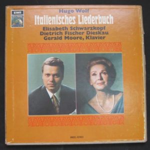 Wolf  Italian Songs Schwarzkopf Fischer-Dieskau Moore HMV EMI Electrola 2 lp Box