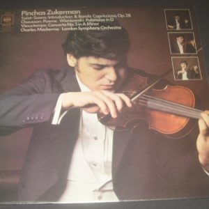 Zukerman Saint-Saens / Wieniawski / Vieuxtemps / Mackerras  CBS 72828 LP EX