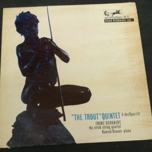 chubert – The Trout Quintet Strub String Quartet Konard Hansen Eurodisc 11340 LP