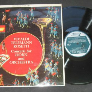 kehr , faerber – Horn Concerto telemann , rosetti , vivaldi .  turnabout lp 1967
