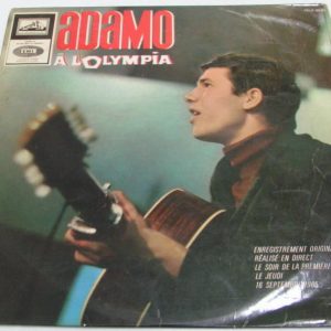 ADAMO – A L’OLYMPIA LP EMI HMV FELP 295 Original French 1st pressing france