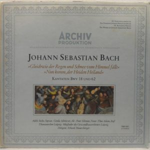 ARCHIV 198 441 The Works of J.S. Bach – Cantatas BWV 18 & 62 Erhard Mauersberger