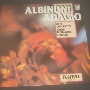 Albinoni Adagio I Musici Félix Ayo Philips ‎– 6570 085 LP EX