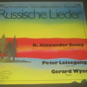 Alexander Sutey – Rachmaninoff Shostakovich Borodin Armida AS-158 LP EX RARE