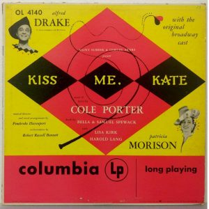 Alfred Drake, Patricia Morison – Kiss Me, Kate LP 1950 Musical Soundtrack USA