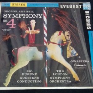 Antheil Symphony No. 4 / Ginastera Estancia Goossens Everest ‎SDBR 3013 LP EX