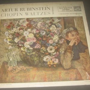 Artur Rubinstein ‎– Piano Chopin Waltzes RCA LM 1892 USA LP 1955