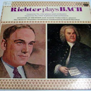 BACH  Concerto no. 1 & 2 for piano & orchestra RICHTER VEDERNIKOV Moscow Chamber