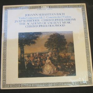 BACH Violin Concerto . Schroder, Hirons , Hogwood . L’Oiseau-Lyre Digital lp