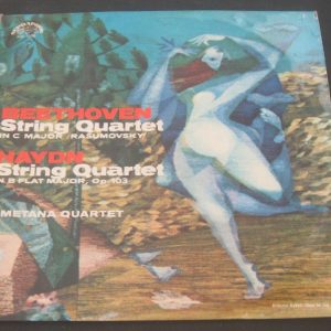 BEETHOVEN / HAYDN String Quartets in C/B SMETANA QUARTET Supraphon SUA 10535 lp