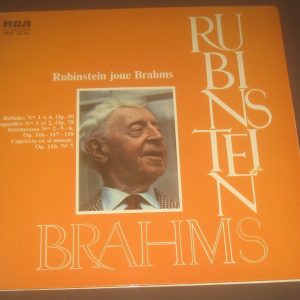 BRAHMS BALLADES  RHAPSODIES  INTERMEZZOS CAPRICCIO – RUBINSTEIN RCA ARL1 0936 LP