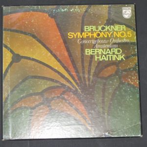 BRUCKNER –  Symphony No. 5 Bernard Haitink  Philips 2 lp Box