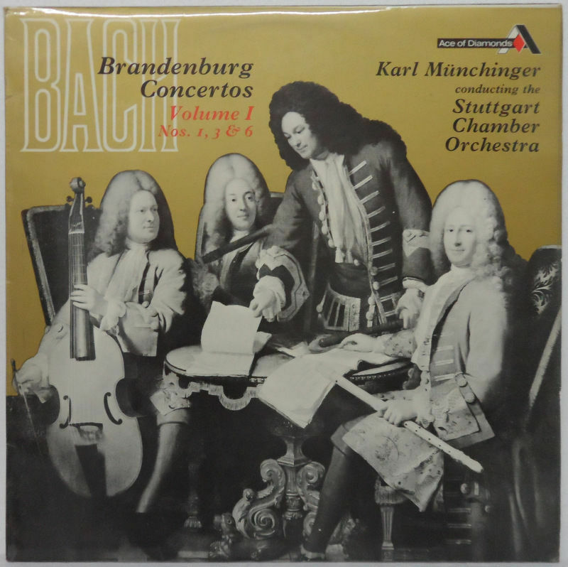 Bach – Brandenburg Concertos No. 1 3 & 6 Stuttgart Chamber Munchinger SDD 186