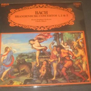 Bach Brandenburg Concertos Nos. 1 – 3 Charles Munch RCA CCV 5007 LP EX