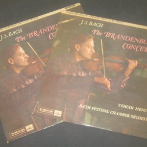 Bach Brandenburg Concertos  Yehudi Menuhin HMV ALP 1755/6 2 LP