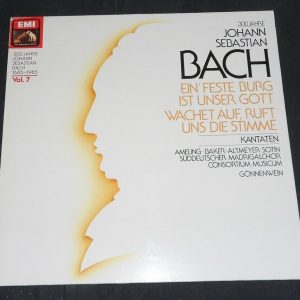 Bach Cantatas BWV 80 / 140 HMV 29 0150 1 lp EX