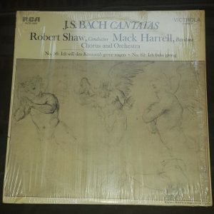 Bach Cantatas No. 56 / 82  Robert Shaw RCA Victrola VICS-1468 LP EX