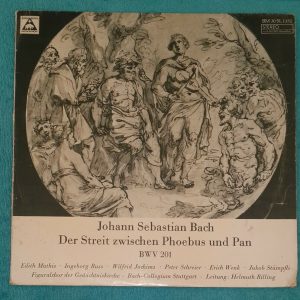 Bach Der Streit Zwischen Phoebus Und Pan Helmuth Rilling Bärenreiter LP EX