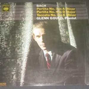Bach Partita / Toccata Glenn Gould ‎- Piano CBS 72294 1st Press LP ED1 EX