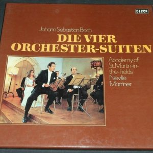 Bach ?? Suites For Orchestra  Neville Marriner Decca DK 11523/1-2 2 lp Box ex