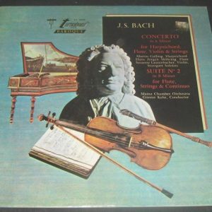 Bach Triple Concerto / Suite Kehr / M?hring / Galling / Lautenbacher VOX lp EX