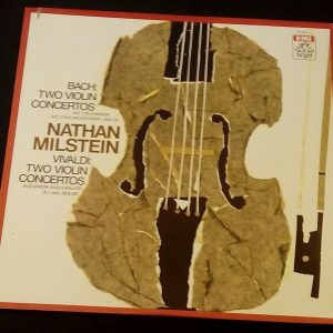 Bach , Vivaldi , Nathan Milstein ‎– Violin Concertos Angel ‎RL-3207 lp