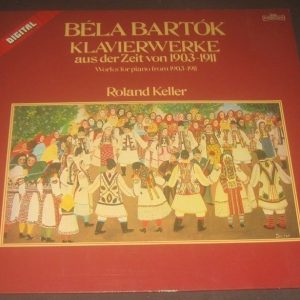 Bartok – Piano Works Roland Keller Intercord ‎ INT 160.840 LP ED1 1st PRESS EX