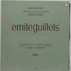 Beethoven – Concerto no. 4 / No. 2 EMIL GILELS Vandernoot Columbia 33 FCX 673