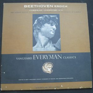 Beethoven Eroica Symphony No.3 & Coriolan Overture . Boult VANGUARD lp