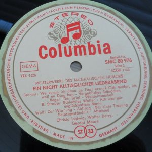 Beethoven , Haydn, Rossini Etc Ludwig , Berry Moore  COLUMBIA SMC 80976 lp EX