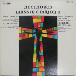 Beethoven – Mass in C Major LP FREDRIC WALDMAN DECCA DL 79433 GOLD gatefold