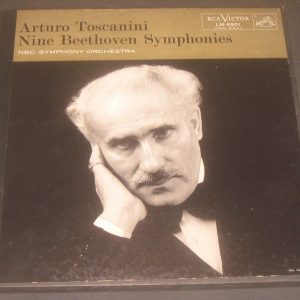 Beethoven Nine Symphonies Toscanini RCA LM 6901 7 lp Box 1958