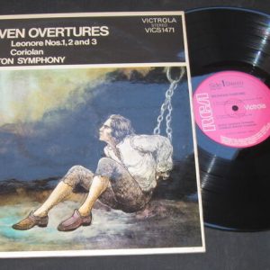 Beethoven Overtures Boston Symphony Orchestra Charles Munch RCA VICS 1471 UK
