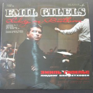 Beethoven – Piano Concerto No. 3 EMIL GILELS , Szell Melodiya Blue C 01799 lp