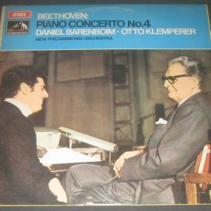Beethoven Piano Concerto no. 4 Barenboim / Klemperer EMI SMA 91769 LP EX
