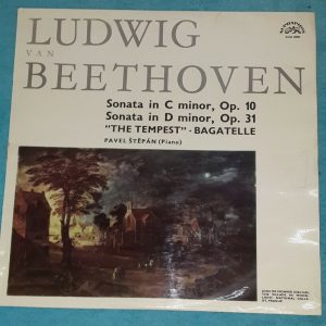 Beethoven Piano  Sonatas Pavel Stepan   Supraphon  SUA 10895 LP EX